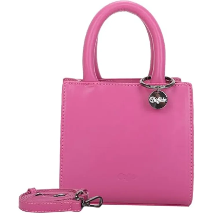 Buffalo Boxy Mini Bag, Handtasche 17.5 cm x 9.5 cm x 16.5 cm, pink berry, 100% Polyester
