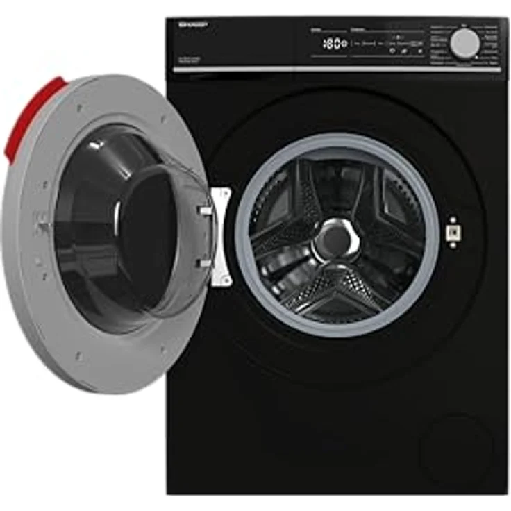 Sharp ES-NFH714CBNA-DE/A / 7 kg / 1400 U/min/Adanced Inverter Motor / 15 Programme inkl. 15 min Kurzprogramm/AquaStop/Schwarz – Bild 5
