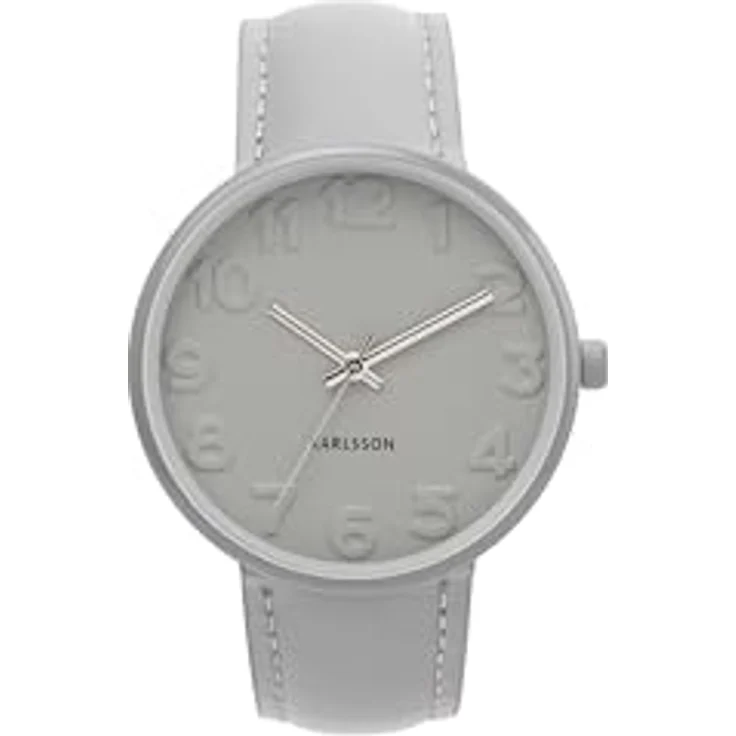 Karlsson Watch KA5905GY, Damen Armbanduhr mit Faltriemenverschluss, grau – Bild 1