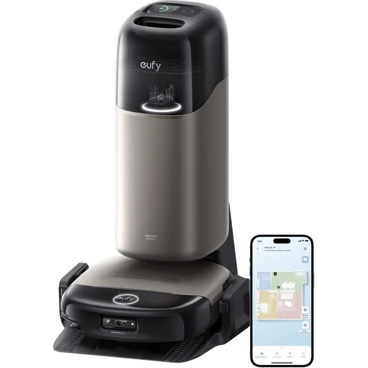 eufy T2081B11, Nass-Trocken-Saugroboter mit vielseitigen Reinigungsfunktionen