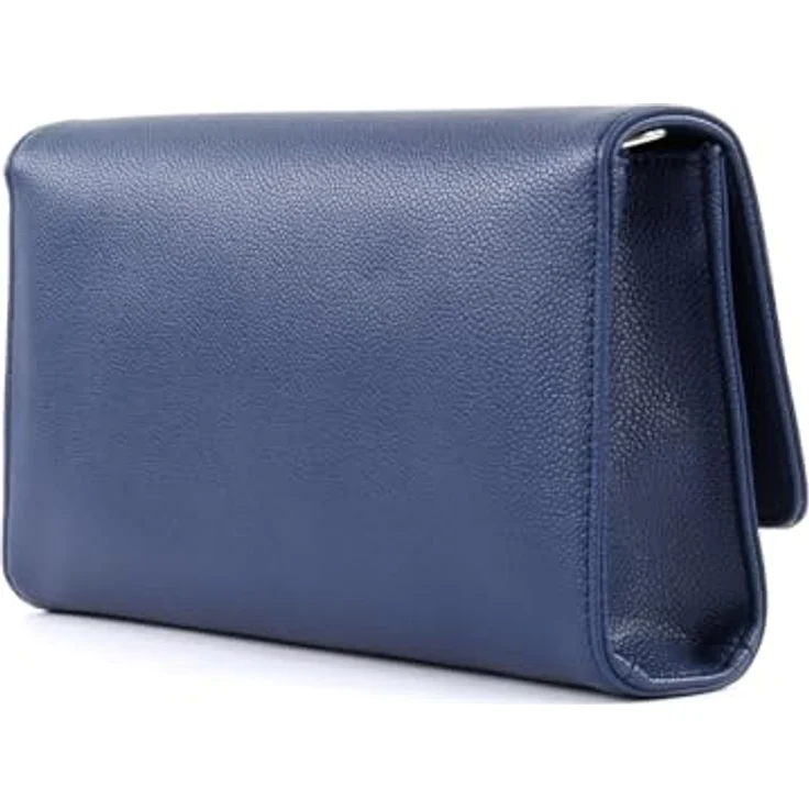 Valentino Divina Lady Clutch, Damen Handtasche in Blau mit abnehmbarem Schulterriemen und Magnetverschluss, 27 cm breit – Bild 6
