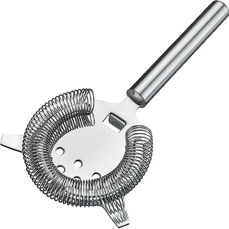Westmark Barsieb Judy – praktisches Bar-Zubehör zum Mixen von Cocktails, siebt Fruchtstücke und Kräuter aus Drinks heraus, Cocktail-Strainer für Shaker – Edelstahl 18/8