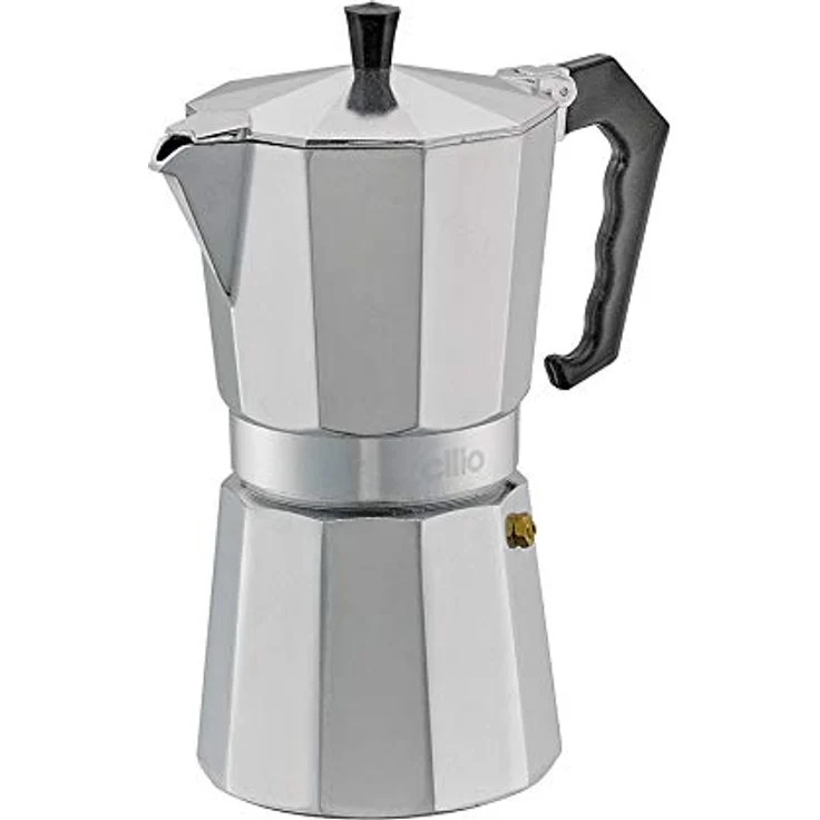 Cilio Espressokocher CLASSICO - 9 Tassen, Aluminium, höhenverstellbar  – Bild 4