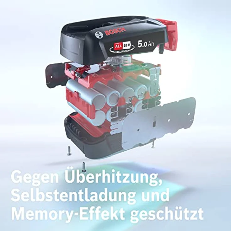 Bosch BHZUB1850 Wechsel-Akku Power for ALL 18V 5.0 Ah, Ersatzakku passt zu allen Bosch Unlimited Staubsaugern – Bild 4