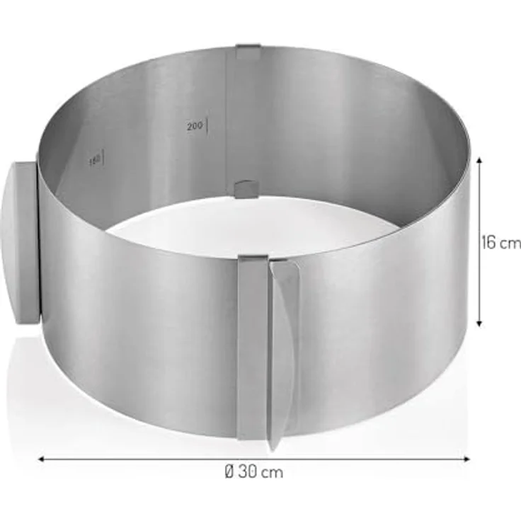 Küchenprofi Tortenring, Edelstahl – Bild 3
