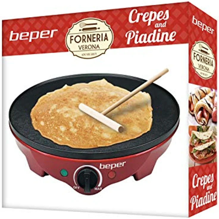 Beper BT. 700Y Elektrischer Crêpe-Maker – Bild 7
