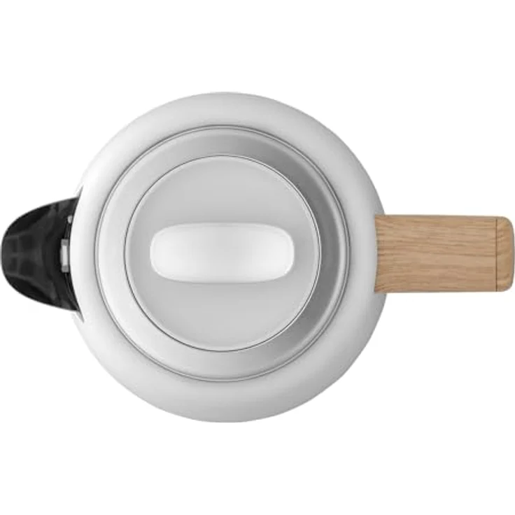 Concept Wasserkocher RK3315, 1.7 l, 2200,00 W, Elektrischer Wasserkocher 2200W 1.7L weiß, Britischer STRIX Stecker, Holzimitat Griff, 360° drehbarer Sockel – Bild 5