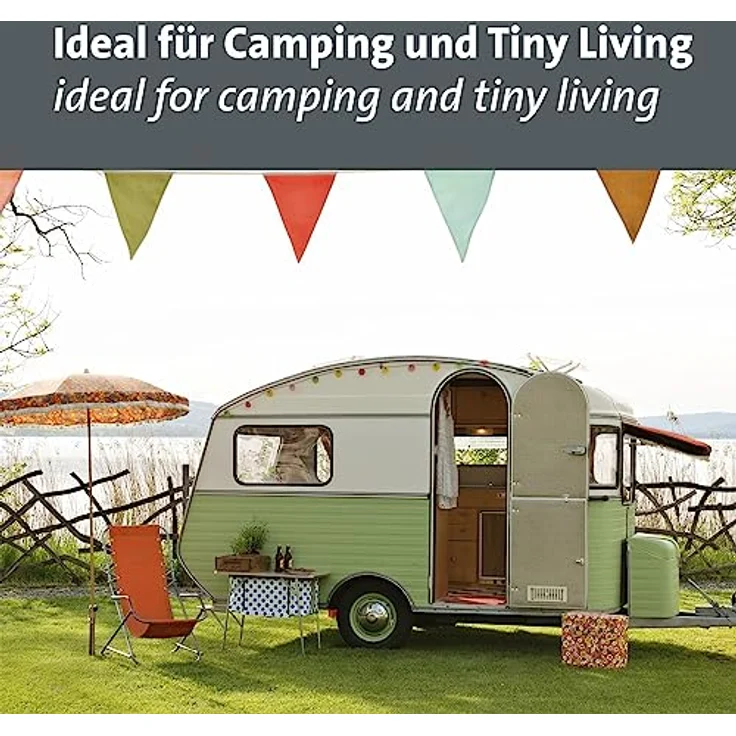 Westmark Eimer – faltbarer Eimer mit Henkel, platzsparend und tragbar, praktischer Falteimer für Camping, Reinigung oder zum Spielen für Kinder, ideal für Tiny Living – 10 Liter – Bild 3