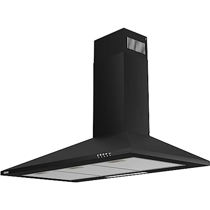 CIARRA Dunstabzugshaube Schwarz 90 cm Pyramide,CAB9201A – Bild 1
