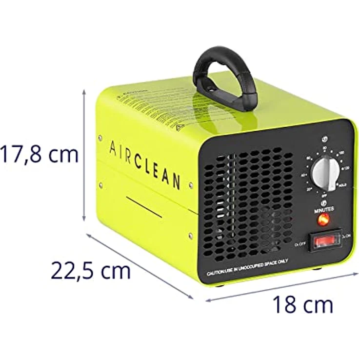 Ulsonix Ozongenerator 10000 MG / 10 G - Ozongerät Ozon Luftreiniger 98 W Timer UV-Licht, Luftreiniger, Weiss – Bild 6