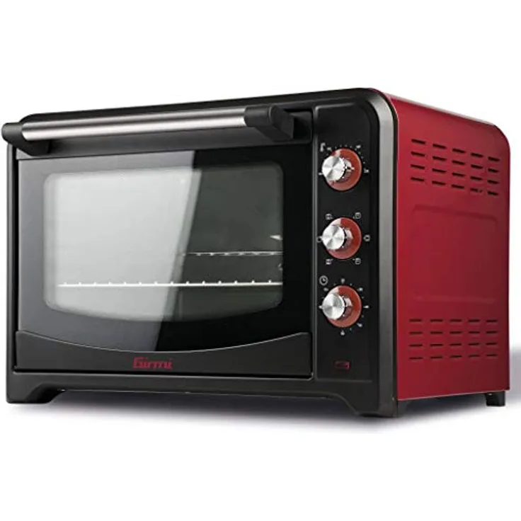 Girmi Minibackofen FE42, Kleinbackofen, Rot, Schwarz