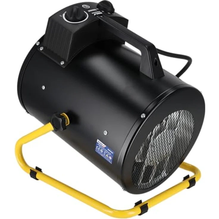 Dedra Elektrische Heizung DED9932B, 5000W 400V 3-Phasen rund – Bild 5