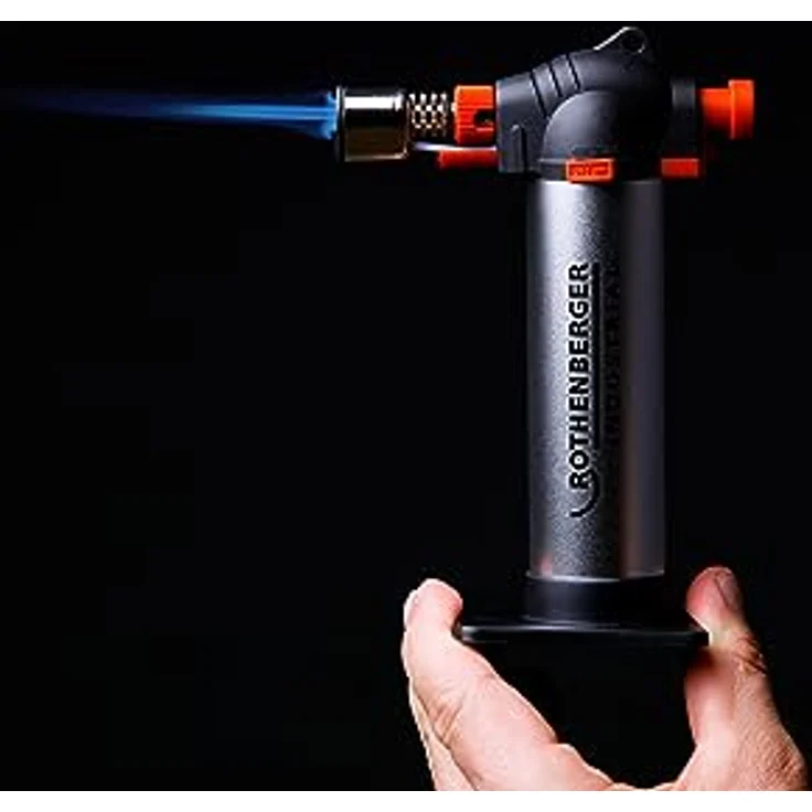 ROTHENBERGER Industrial Crème Brûlée Set, Gasbrenner mit RoFill Gaskartusche, großer Gastank, vielseitig einsetzbar für Flambieren und Karamellisieren – Bild 5