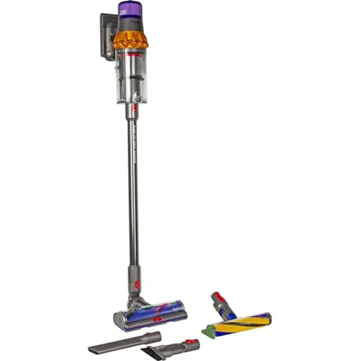 dyson V15 Detect Absolute Stielsauger nickel satin gelb/glanz nickel (2023) – Bild 2