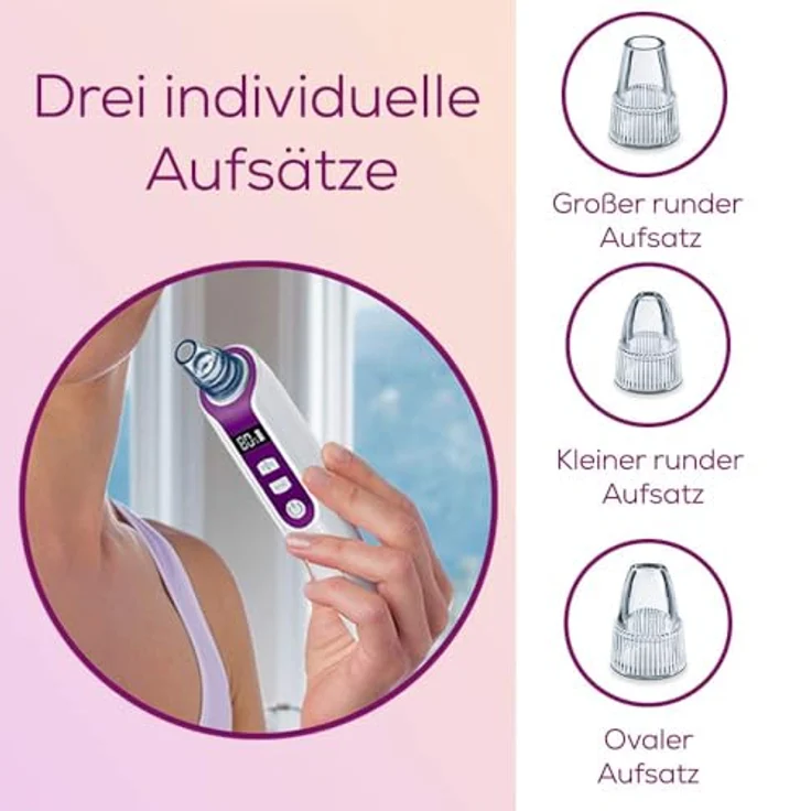 Beurer FC 41 Porenreiniger, elektrischer Mitesserentferner zur porentiefen Reinigung – Bild 3