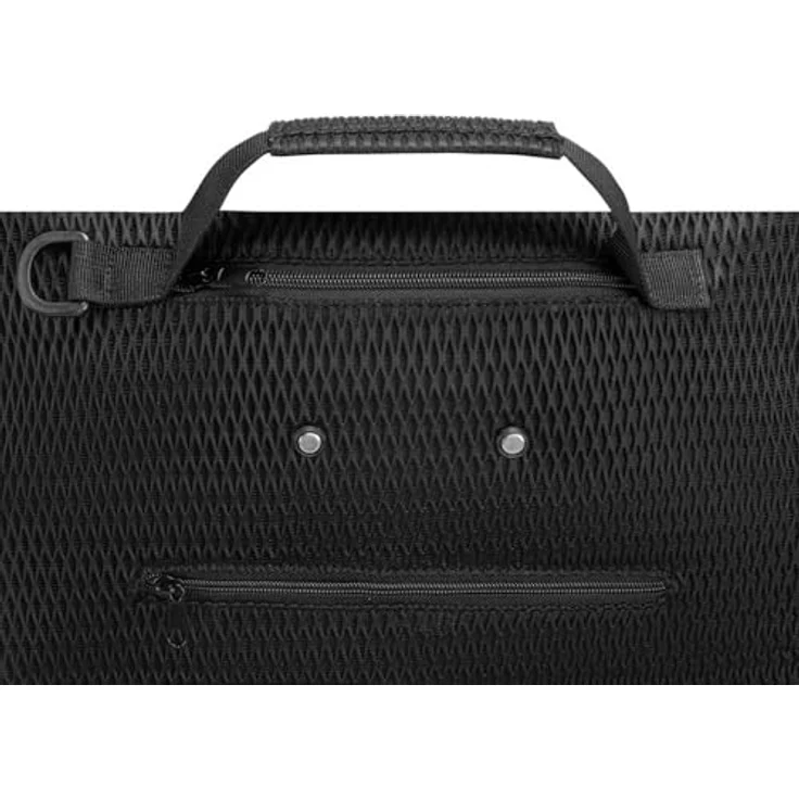 reisenthel trolley M, Einkaufshilfe mit 43 l Volumen, mesh black, Schwarz, aus recyceltem Polyester und mit Teleskopgriff – Bild 3