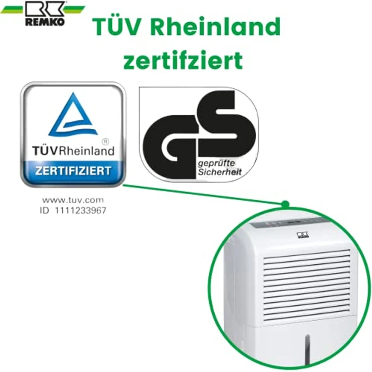 Remko Luftentfeuchter ETF 360 Eco (40l-Tag) – Bild 5