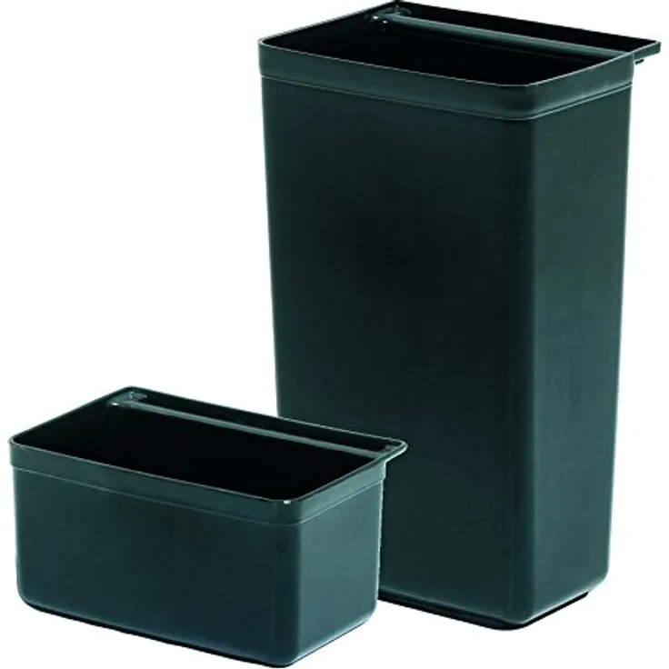 Bartscher Abräumbehälter-Set A300047, 30 Liter Abfallbehälter und 9 Liter Besteckbehälter aus robustem Kunststoff