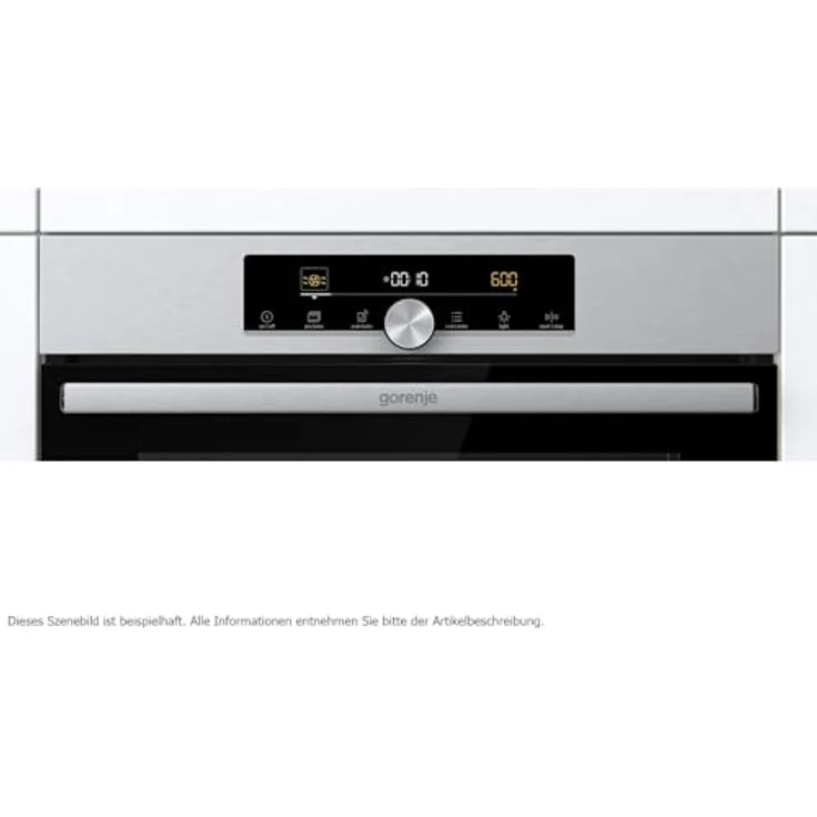 Gorenje BCM4547A10X, Kompakt-Kombi-Backofen mit Mikrowelle, Einbau, Edelstahl – Bild 4