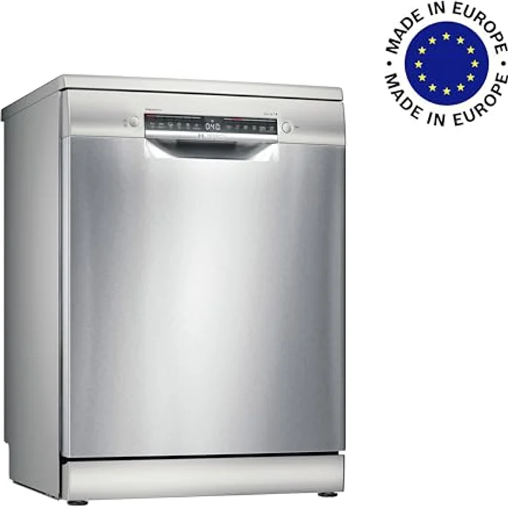 Bosch Serie 4, Freistehender Geschirrspüler, 60 cm, Silver Inox, SMS4EMI06E – Bild 3