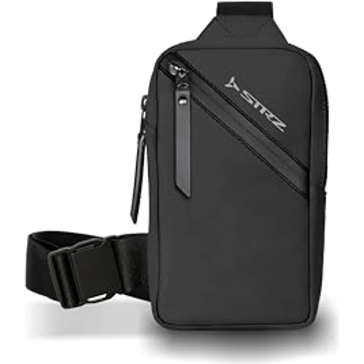 Polestream Strz Umhängetasche, 20,5 cm, schwarz, 100% Polyester, kompakte Größe