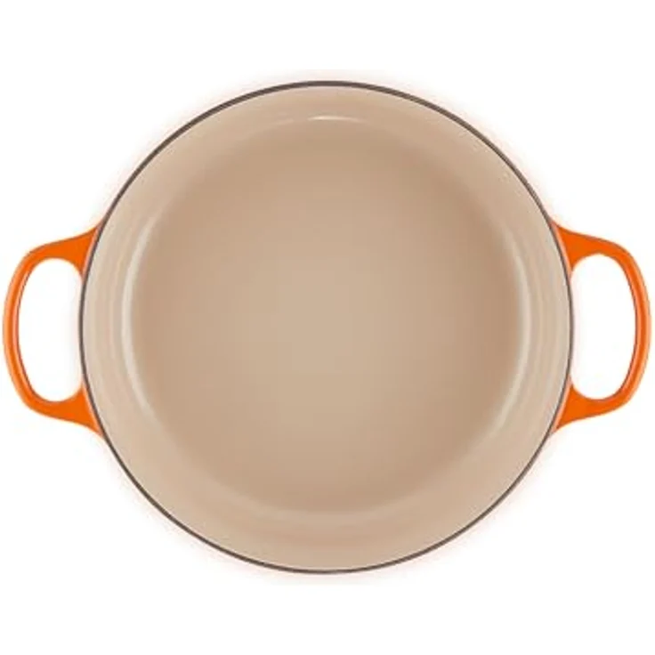Le Creuset Signature Gourmet Bräter, rund, 30 cm, ofenrot – Bild 3