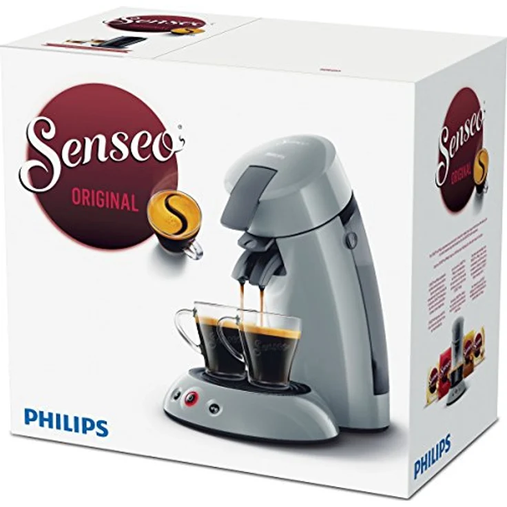 Philips Senseo HD6553/71 Senseo Original Kapsel-Kaffeemaschine, Grau, 700ml, Herausnehmbarer Wassertank, Selbstauslösung – Bild 2