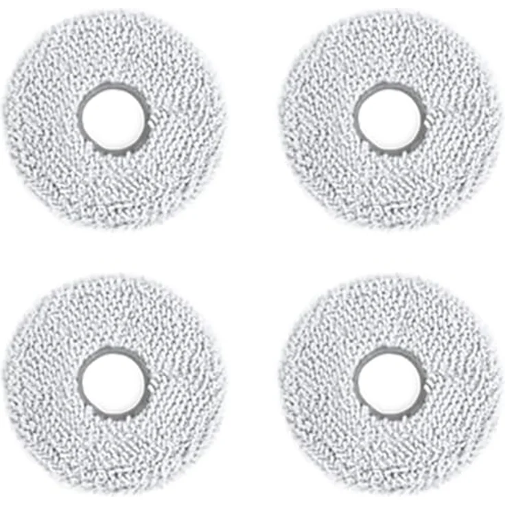 ECOVACS DCC040047, Wischtücher für DEEBOT X5 OMNI, wiederverwendbare Mopppads zur effektiven Reinigung von Hartböden, grau – Bild 1
