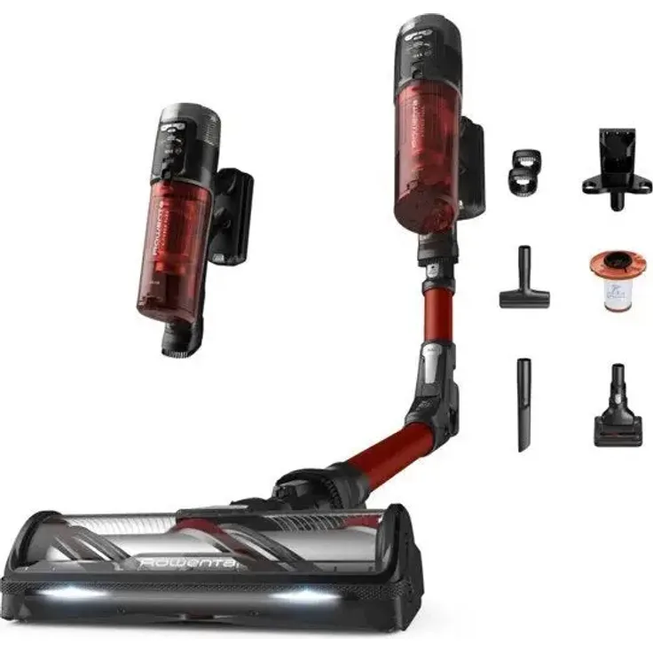 Rowenta RH9A73WO VERSATILE X-FORCE FLEX 13,60 AN, beutelloser Handstaubsauger mit 60 Minuten Akku-Laufzeit und mini LED Turbo Brush