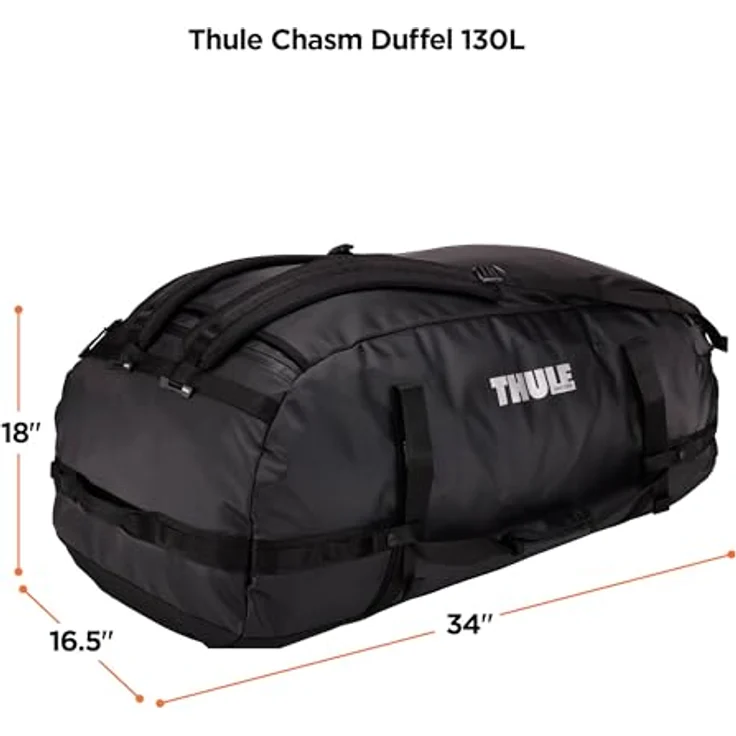 Thule Chasm Weekender Reisetasche, 76.5 cm, 100% Polyester, schwarz – Bild 4