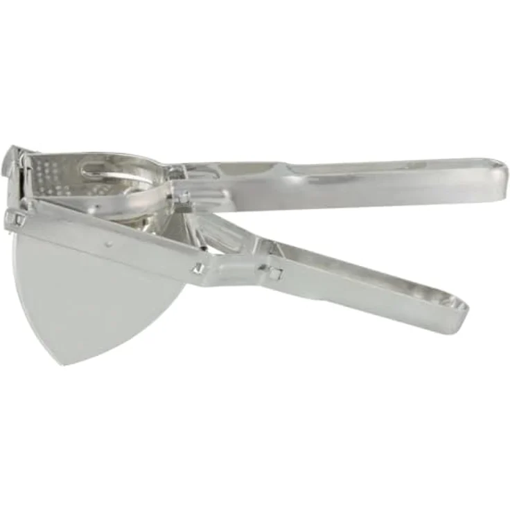 Fackelmann Kartoffelpresse, für feines Kartoffelpüree, verzinnte Fruchtpresse, auch für Spaghettieis und Knödel (Farbe: Silber), Menge: 1 Stück – Bild 3