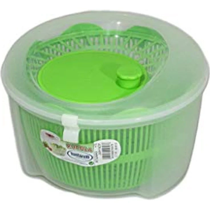 Salatschleuder Tontarelli 4,5 L Kunststoff (ø 24,5 x 16 cm) - Farbe: Grün – Bild 2