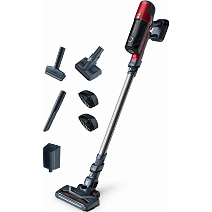 Rowenta X-PERT 6.60, Kabelloser Staubsauger mit Zyklon-Technologie, rot – Bild 1