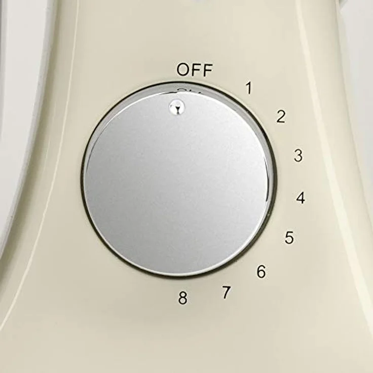 G3 Ferrari G20075 Knetmaschine Deluxe professionell, 5,2 Liter, 1200 W, Creme – Bild 4