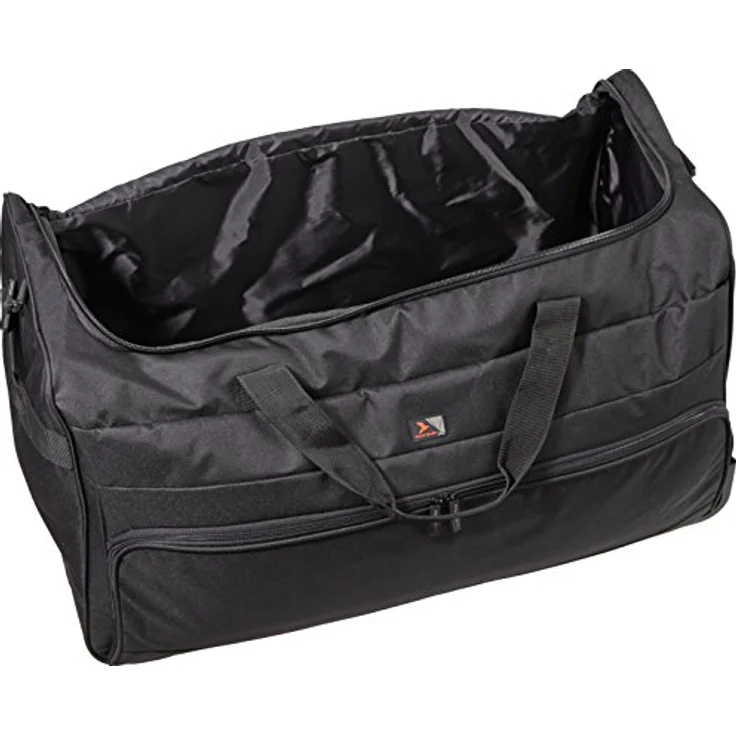Pack Easy Koffer Light Bag, XL Rollentasche, Schwarz, 158 l mit stabilem Trolleygestänge und drei Rollen – Bild 5