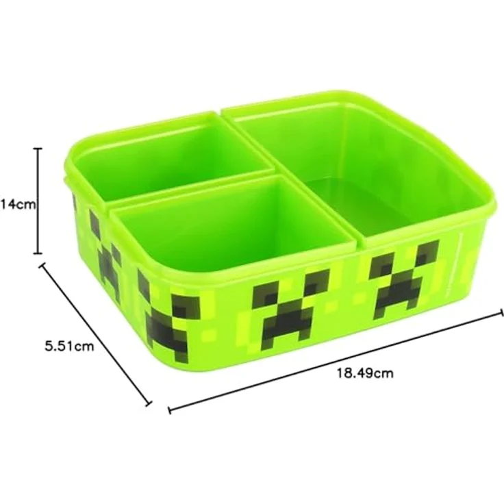 Minecraft Brotdose dreigeteilt – Bild 3