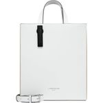 Liebeskind Berlin Shopper, Handtasche Bag Ladies, Zertifiziert nach LWG, Leder, offwhite, Logoprägung, mit Schulterriemen