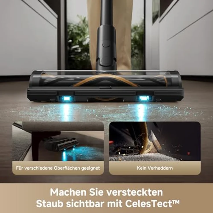 dreame Z10 Akku-Stabstaubsauger, 210AW, 90min Laufzeit, H14-HEPA, 99,99% Filterung, verhedderungsfrei, Auto-Erkennung & Saugkraft-Anpassung – Bild 5