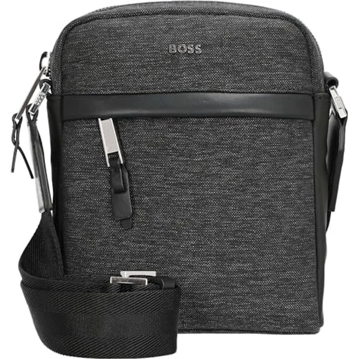 Boss Highway Mini Bag Umhängetasche, graue 16.5 cm Polyesterstasche mit kompaktem Design – Bild 1