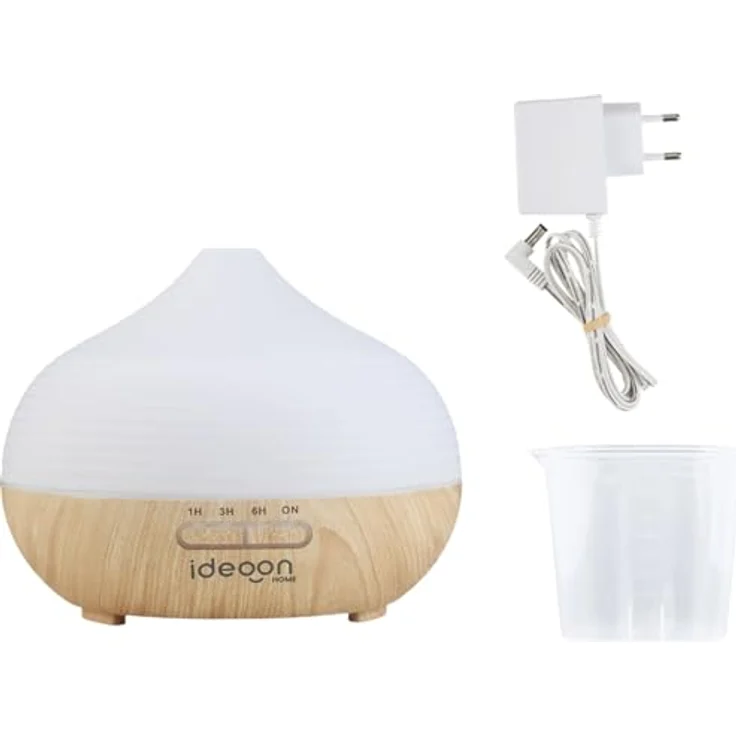 ideoon Aroma Diffusor & Luftbefeuchter 300ml, RGB Farblicht mit Timer für stimmungsvolle Atmosphäre – Bild 8