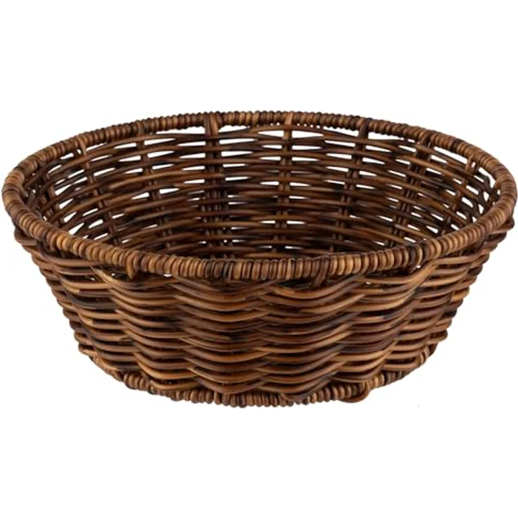 APS Brotkorb Korb rund „COVE“, 20 cm Ø, 7 cm hoch, bruchsicheres Polypropylen, stapelbar, spülmaschinengeeignet – Bild 1