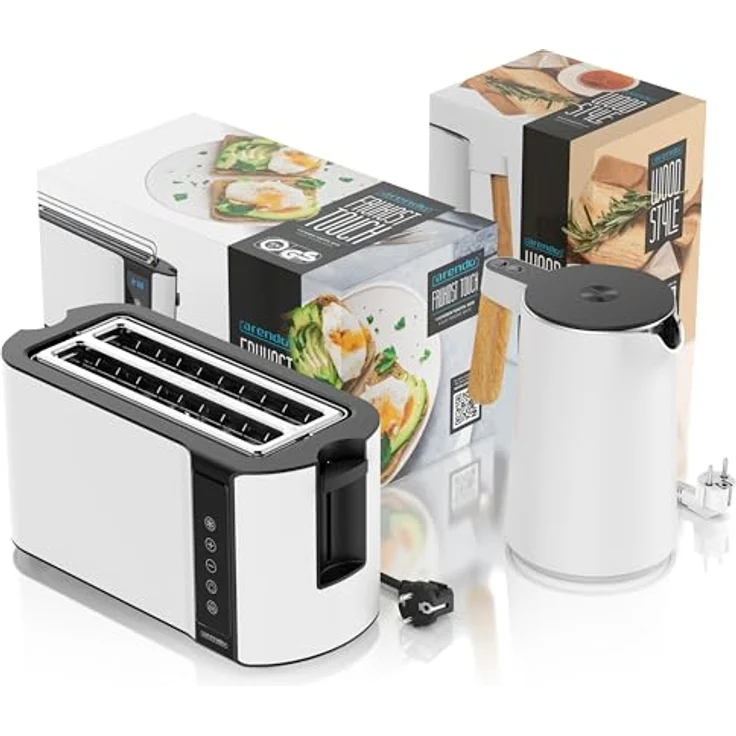 Arendo Sixcook Eierkocher, Edelstahl, 6-fach, mit Warmhaltefunktion, frei wählbarer Härtegrad, 400 W, Indikationsleuchte, für bis zu 6 Eier – Bild 7