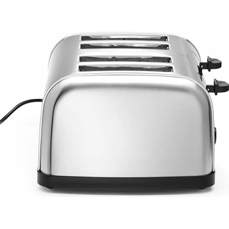 HENDI Toaster 4 Schlitz - 7 Bräunungsstufen - Edelstahl, extrabreite Toastschlitze, 7 Toaststufen, 3 Programme - Satiniert/Glänzend – Bild 4