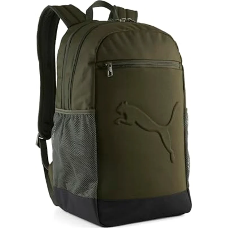 PUMA Buzz 28 l Freizeitrucksack für Erwachsene, mit mehreren Fächern und gepolsterten Schulterriemen, schwarz – Bild 1