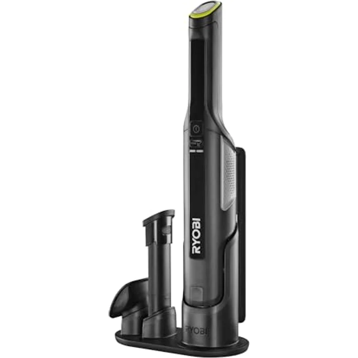 Ryobi RHV44-220G 4V USB-Handstaubsauger mit bürstenlosem Motor, 50 Airwatts, Dockingstation, Polster- & Fugendüse – Bild 2
