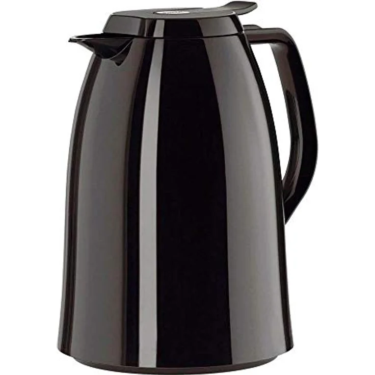 Emsa 517005 Mambo Isolierkanne QT, 1 L, hochglanz, schwarz – Bild 2