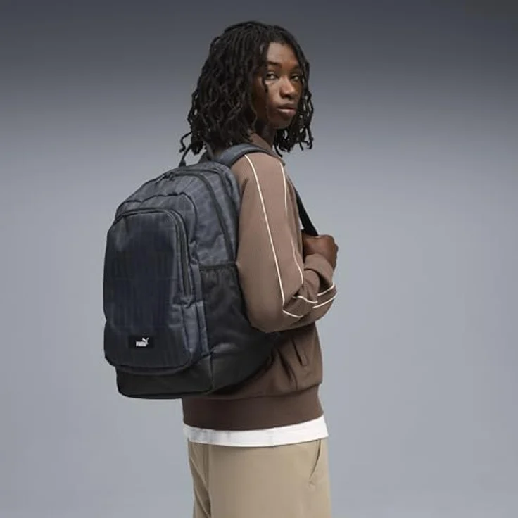 PUMA Academy 29 l Freizeitrucksack mit Allover-Print für Erwachsene, mehrere Fächer, gepolsterte Schulterriemen, Laptopfach – Bild 3
