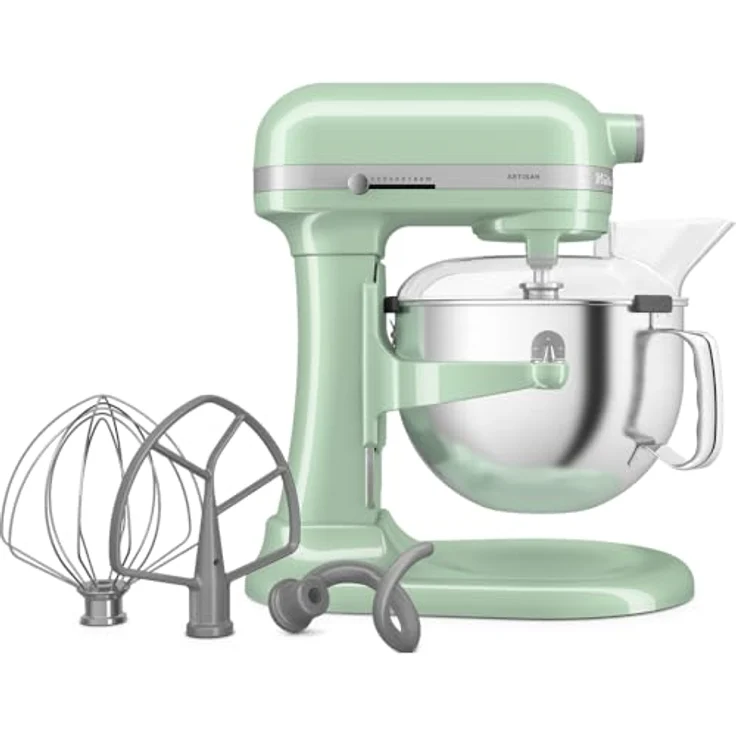 KitchenAid Küchenmaschine Artisan, Planetenrührwerk mit 2 silberbeschichteten Rührwerkzeugen, robustes Gehäuse – Bild 4
