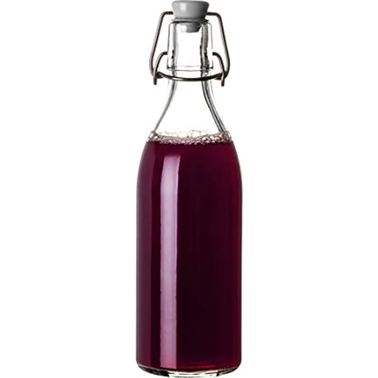 6x Glasflasche mit Bügelverschluss 500ml Draht-Bügelflasche zum Einkochen – Bild 5