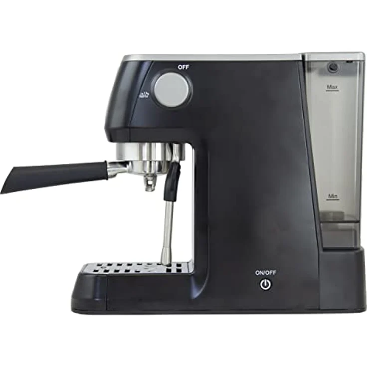 Solis Espressomaschine Barista Perfetta Plus 1170 V2 - Siebträgermaschine - Manometer - Dampf-/Heißwasserdüse - Temperaturregler - 54 mm Siebträger - Doppelauslauf - Schwarz – Bild 3